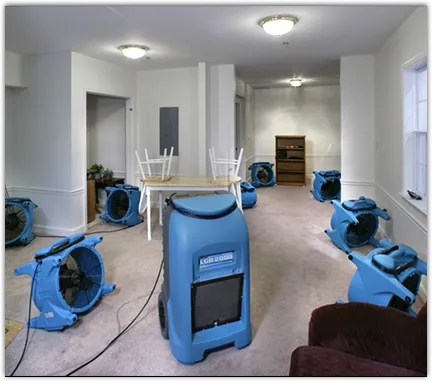 Commercial Water Damage Restoration in Lakes of the Four Seasons, IN